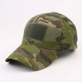 Tactical Operator Baseball Cap – Ripstop Camo Hat with Hook & Loop Patch