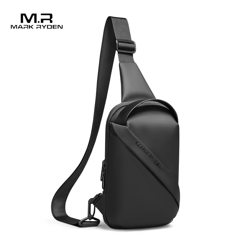 Mark Ryden Waterproof Crossbody Sling Bag – Anti-Theft Chest Pack with 7.9" iPad Compartment & YKK Zippers