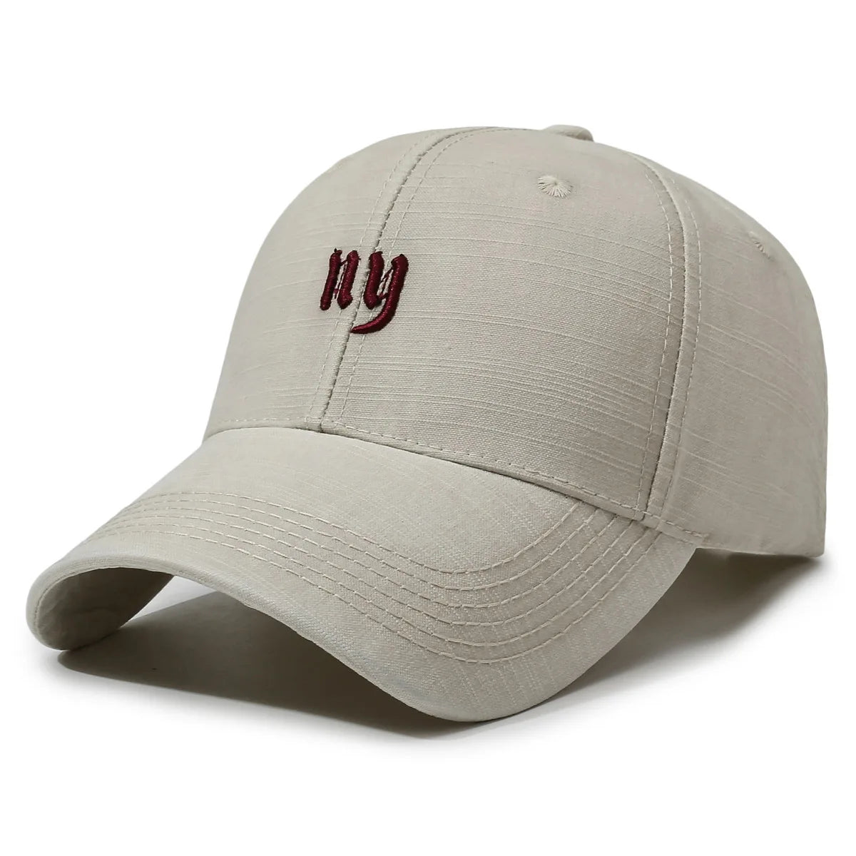 Vintage Washed Cotton Baseball Cap – Unisex Distressed Embroidered Streetwear Dad Hat