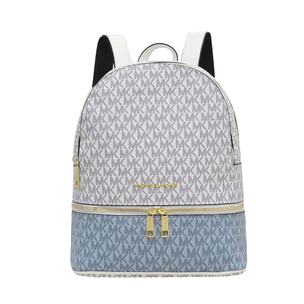 Michael Kors Signature Monogram Medium Zip Backpack