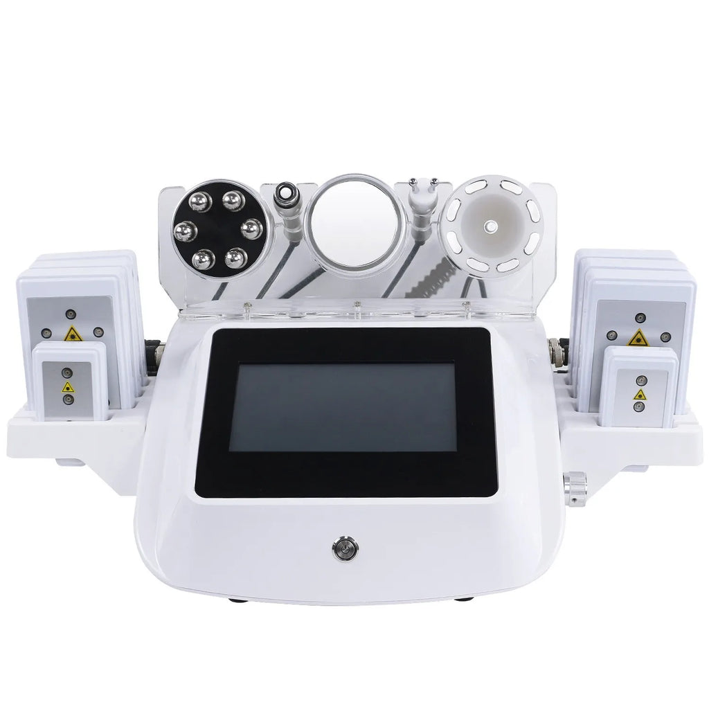 Professional 6-in-1 Ultrasonic Cavitation RF Body Slimming & Face Lifting Machine