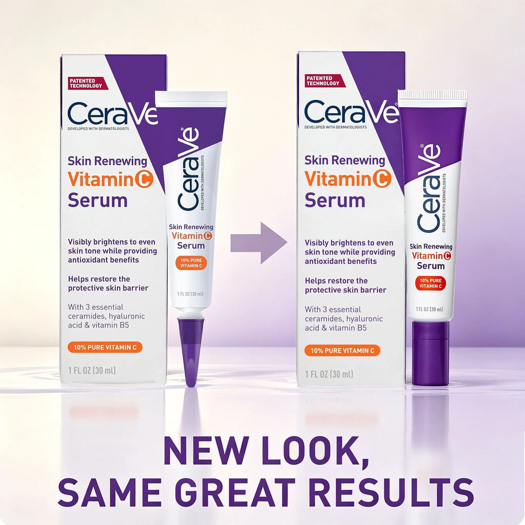 CeraVe Skin Renewing Vitamin C Serum - 10% Pure Vitamin C (1 FL OZ / 30 ml)
