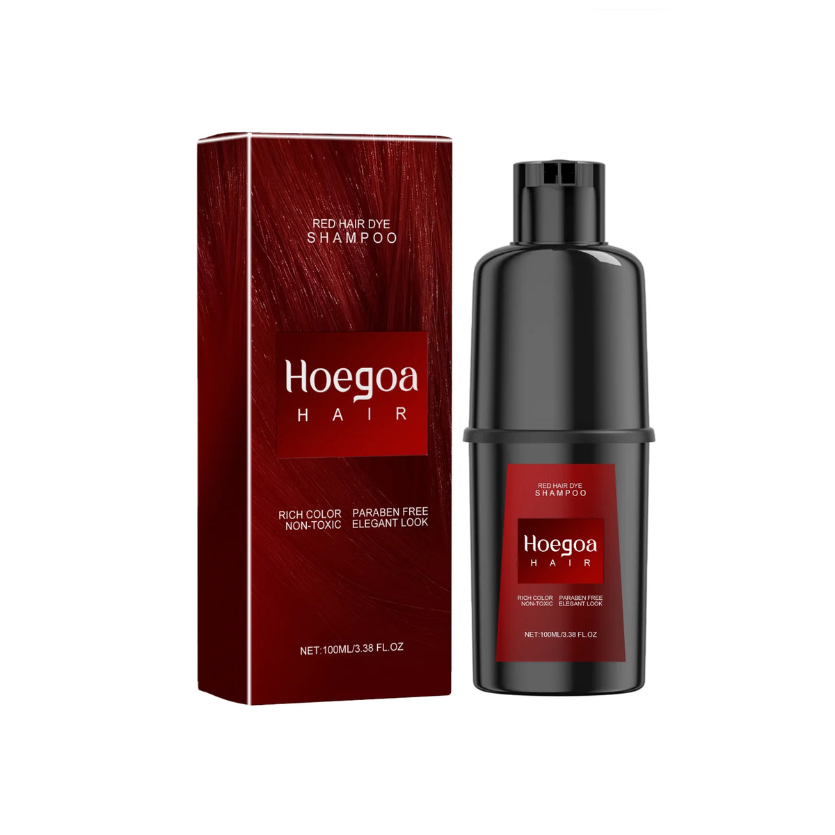 Hoegoa 100ml Hair Dye Shampoo – Instant 2-in-1 Color & Nourishing Wash