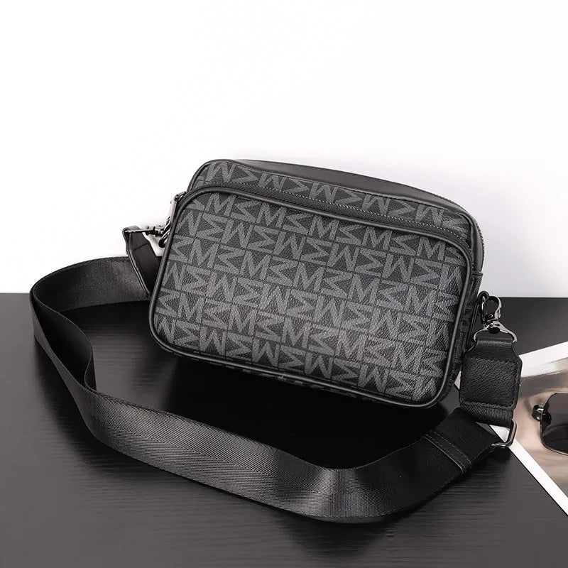 Luxury Monogram Crossbody Messenger Bag