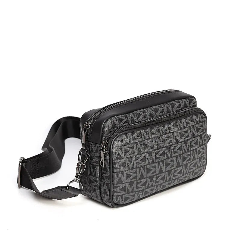 Luxury Monogram Crossbody Messenger Bag