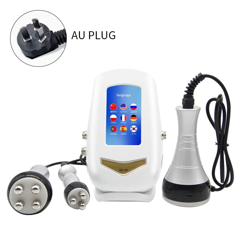 3-in-1 Professional 40K Ultrasonic Cavitation & Multipolar RF Body Slimming Machine (LW-101)