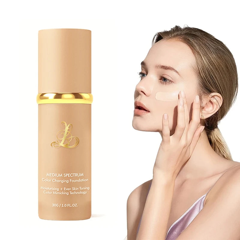 AirBrush™ Color Changing Foundation – Flawless Tone Mimicking & Hydrating Makeup (30g)