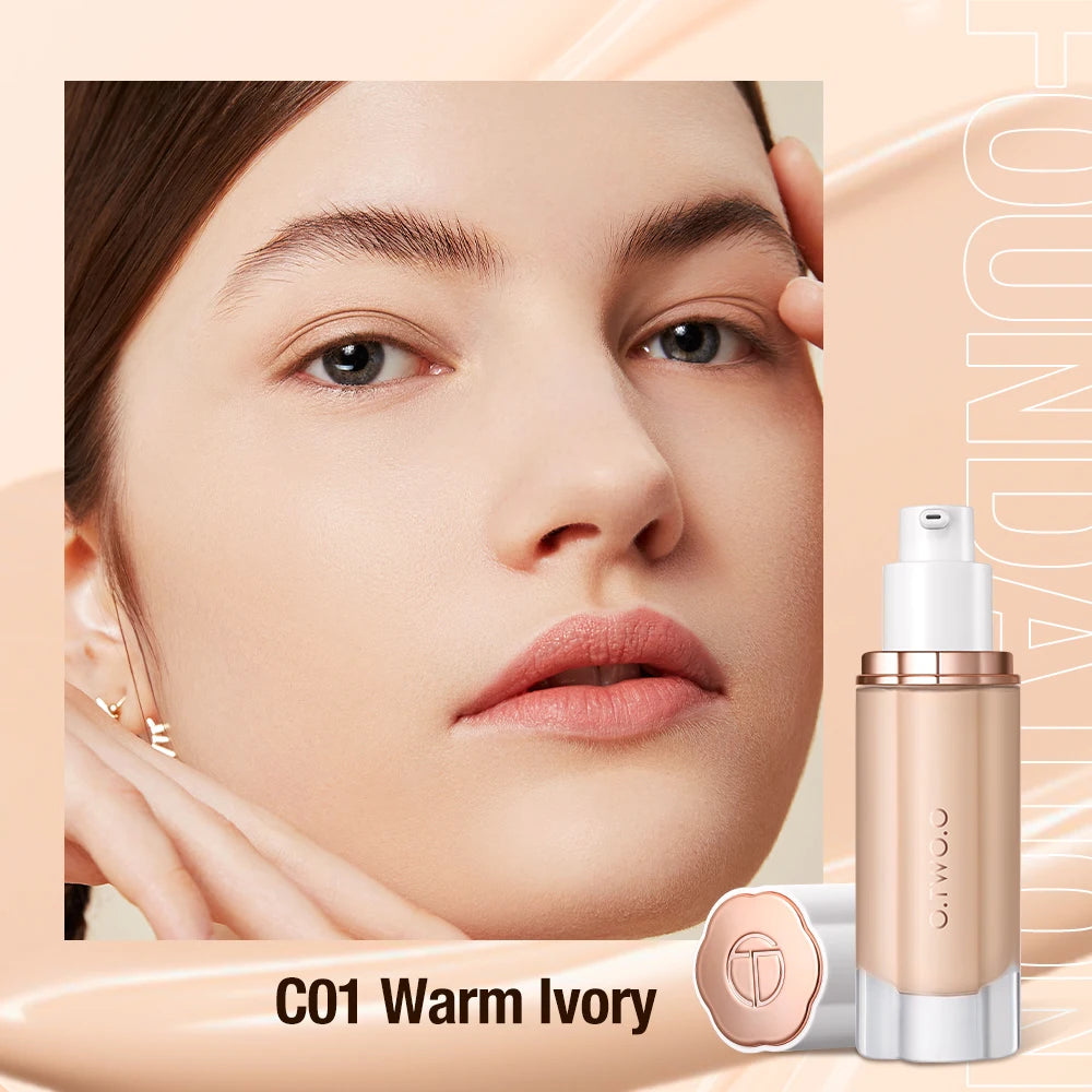 O.TWO.O Soft Mist Locking Foundation – 24H Long-Wearing & Waterproof Liquid Foundation with SPF 30 PA+++