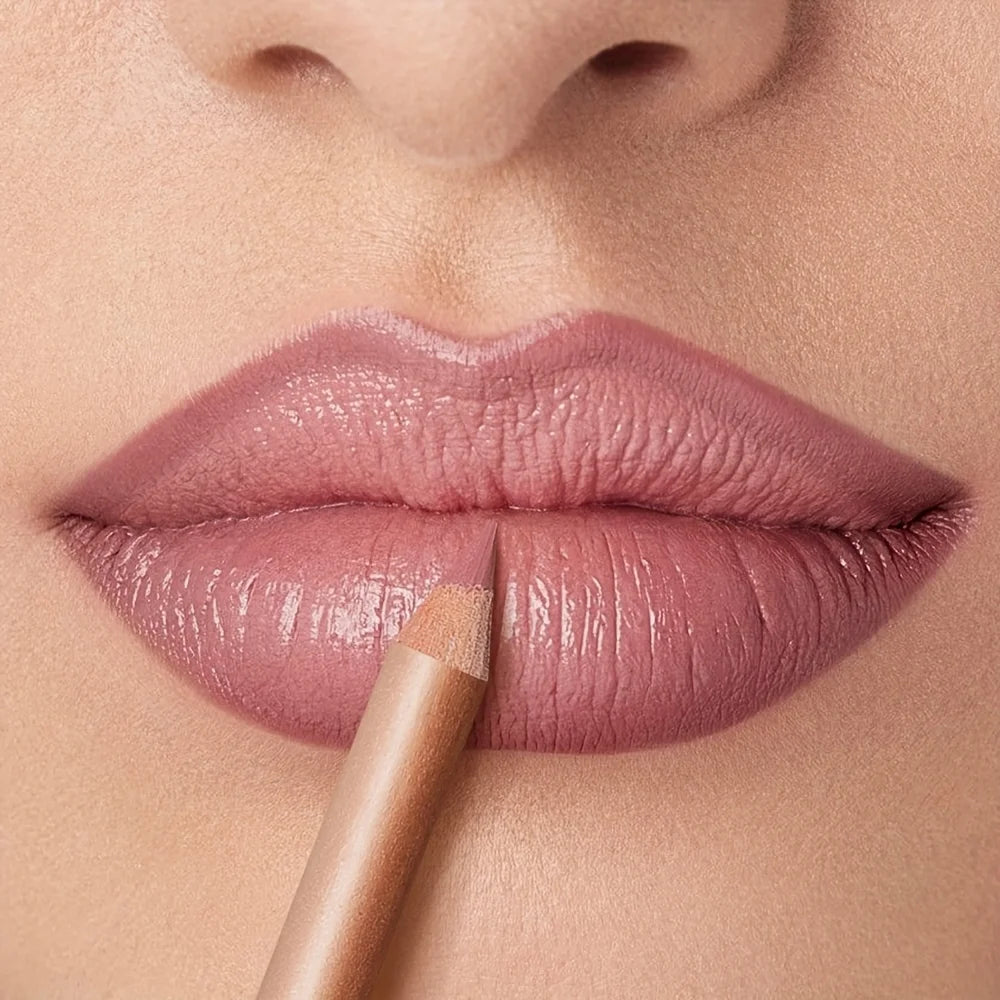 Silky Precision Pout Lip Liner Pencil – Waterproof Velvet Matte Lip Definer & Contour