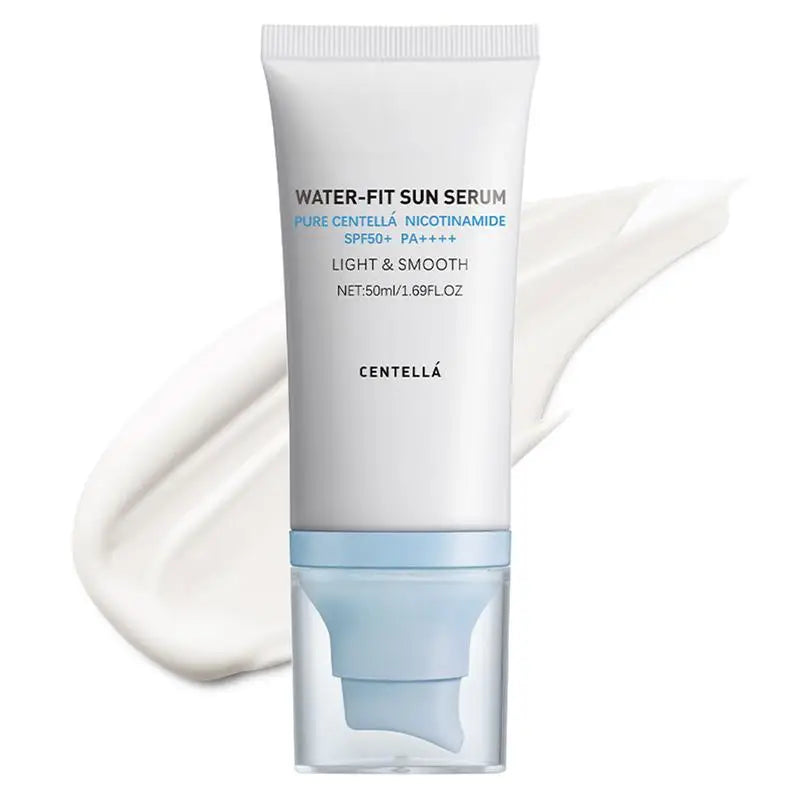 Centella Water-Fit Sun Serum SPF50+ PA++++ (50ml) – Lightweight Nicotinamide Hydrating Sunscreen with Zero White Cast