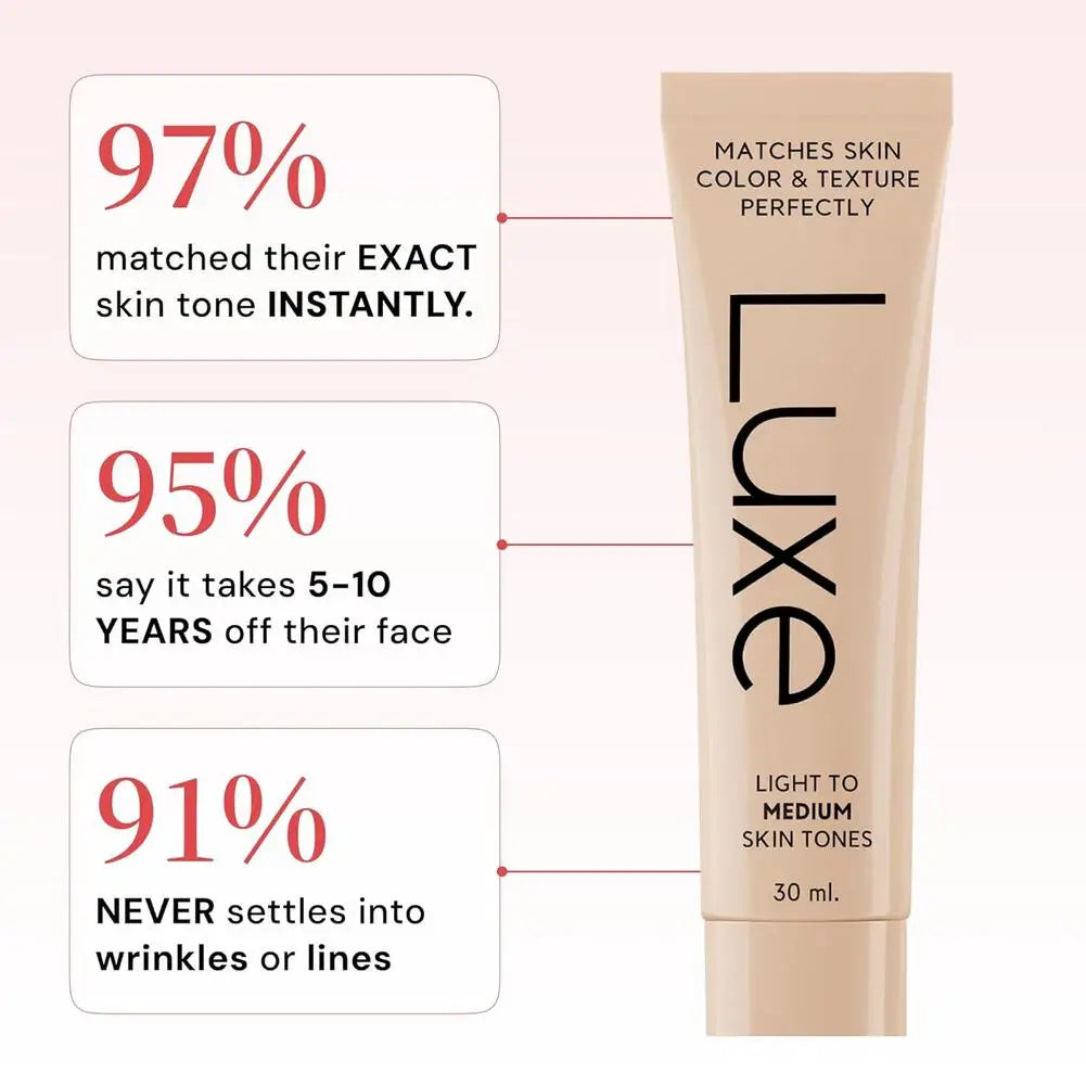 Luxe™ Color-Changing Flawless Foundation – Smart Shade-Adapting Anti-Aging Formula (SPF 15)
