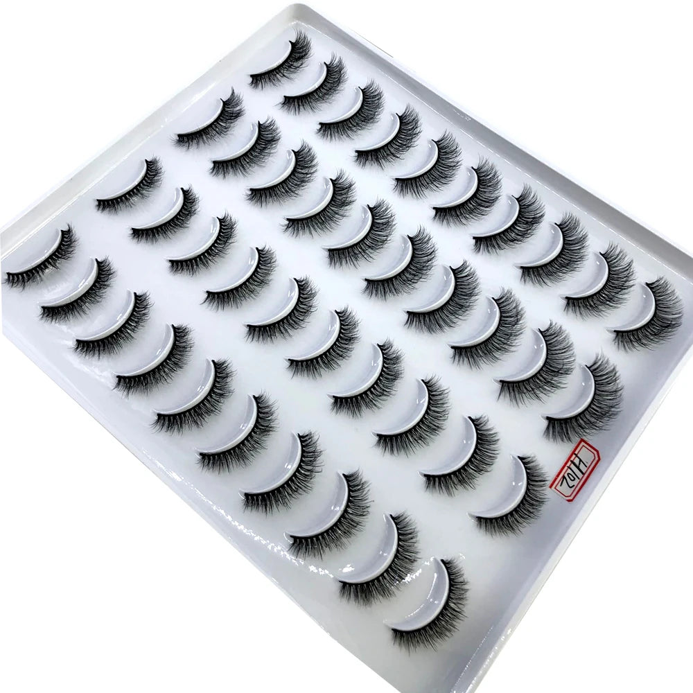 Premium 5D Mink Lashes - Wispy, Dramatic Volume Eyelashes (Bulk 10-Pair Pack)