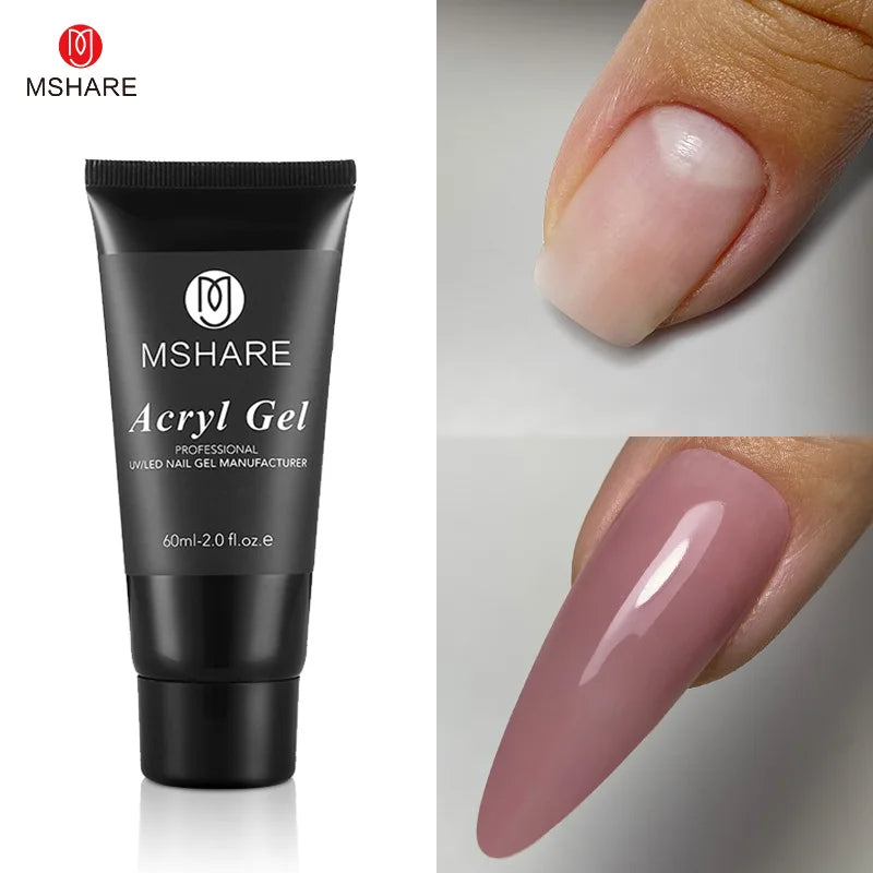Professional Acryl Gel (Polygel) Tube – UV/LED Extension & Sculpting Gel (60ml / 2.0 fl. oz)