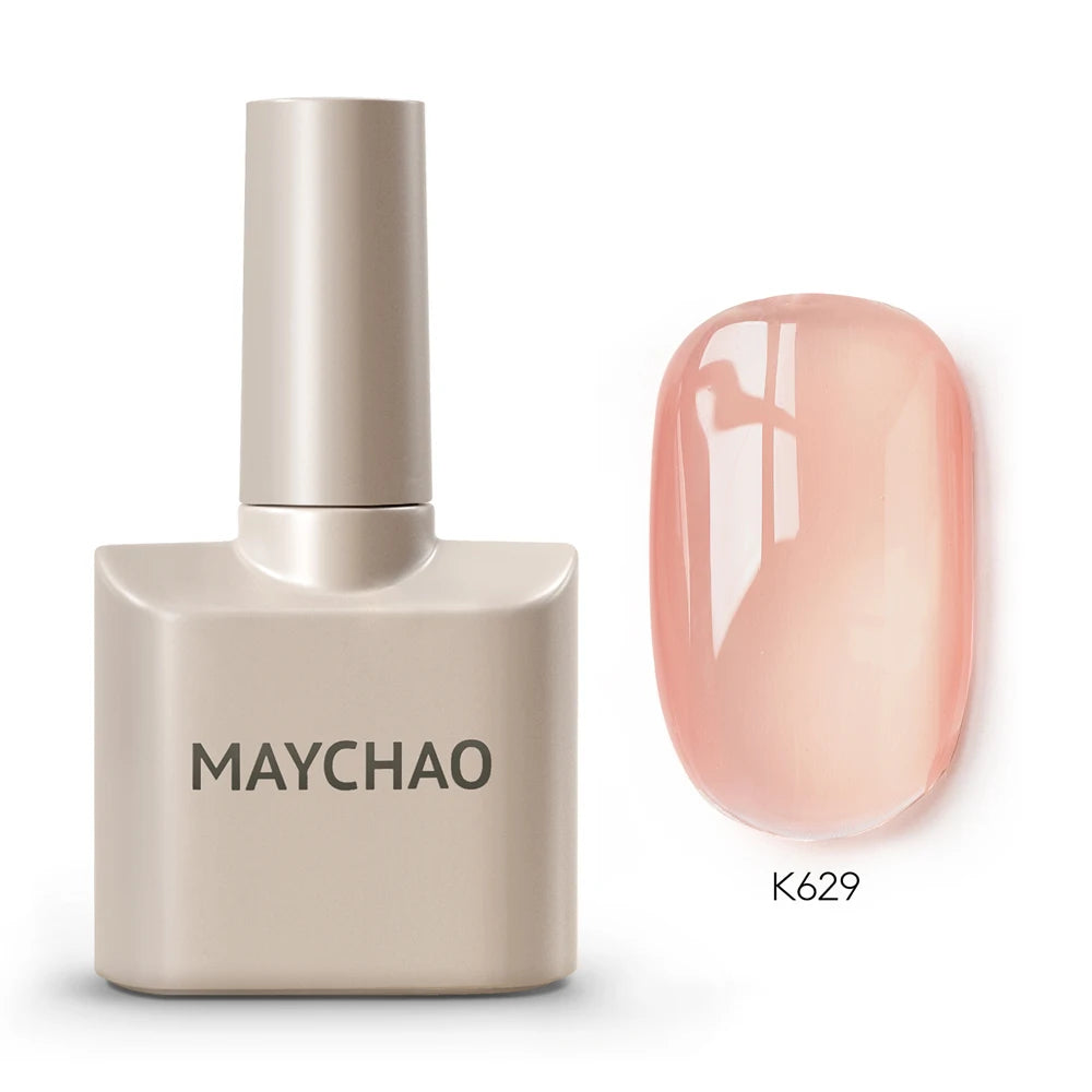 Premium Deep Cherry Red Gel Nail Polish - Long-Lasting & High-Gloss Finish