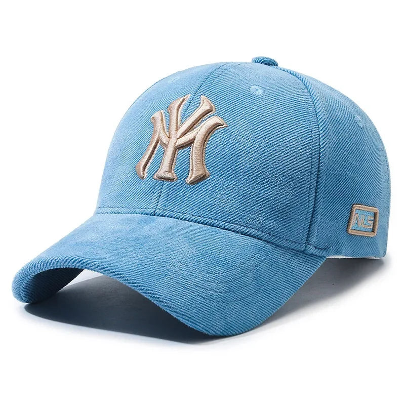 Classic Interlocking Monogram Baseball Cap – Unisex 3D Embroidered Sun Hat
