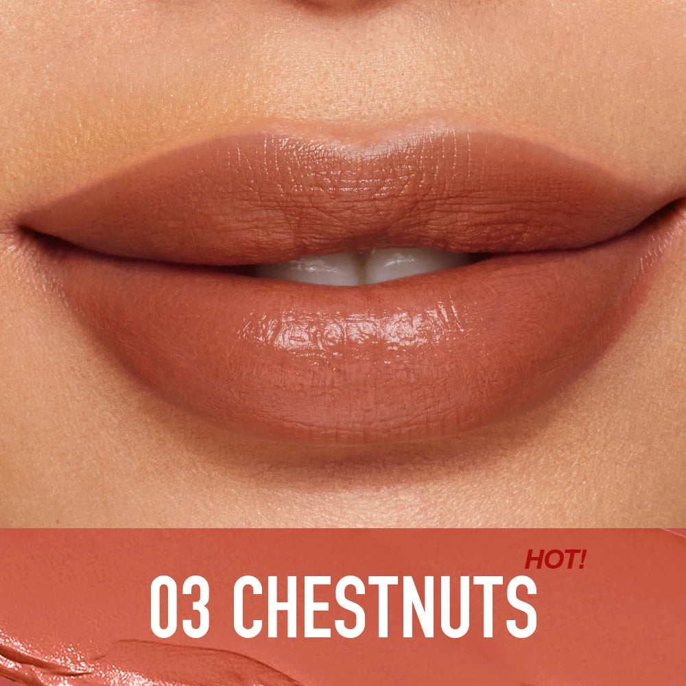 O.TWO.O Iconic Color Satin Lipstick | Long-Lasting Hydrating Tinted Lip Balm & Moisture Lipcare