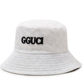 Luxury Monogram Jacquard Bucket Hat – 3D Embroidered Sun Fisherman Cap