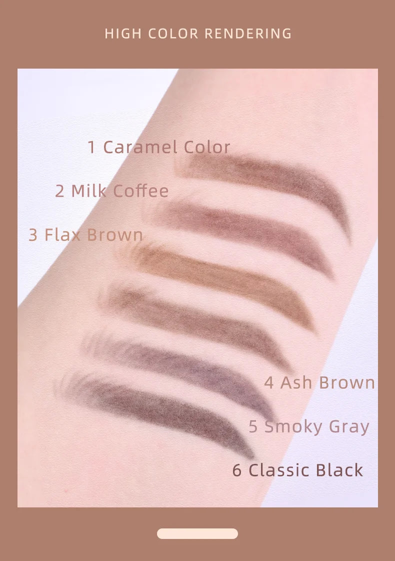 Ultra-Fine Dual-Ended Eyebrow Pencil with Spoolie Brush