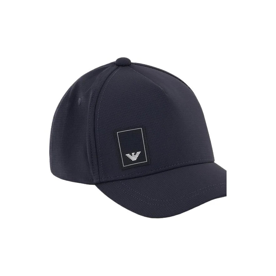 Modern Framed Eagle Patch Baseball Cap – Charcoal Technical Fabric Hat