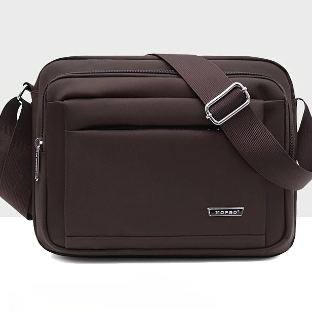 Classic Multi-Pocket Men's Crossbody Messenger Bag