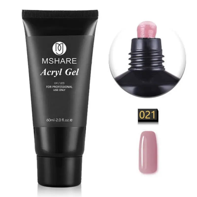 Professional Acryl Gel (Polygel) Tube – UV/LED Extension & Sculpting Gel (60ml / 2.0 fl. oz)
