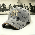 Urban Graffiti NY Baseball Cap – 3D Gold Embroidered Streetwear Dad Hat