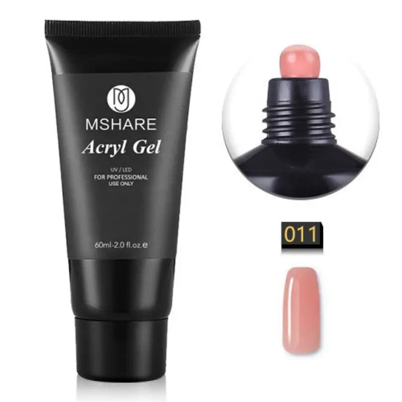 Professional Acryl Gel (Polygel) Tube – UV/LED Extension & Sculpting Gel (60ml / 2.0 fl. oz)