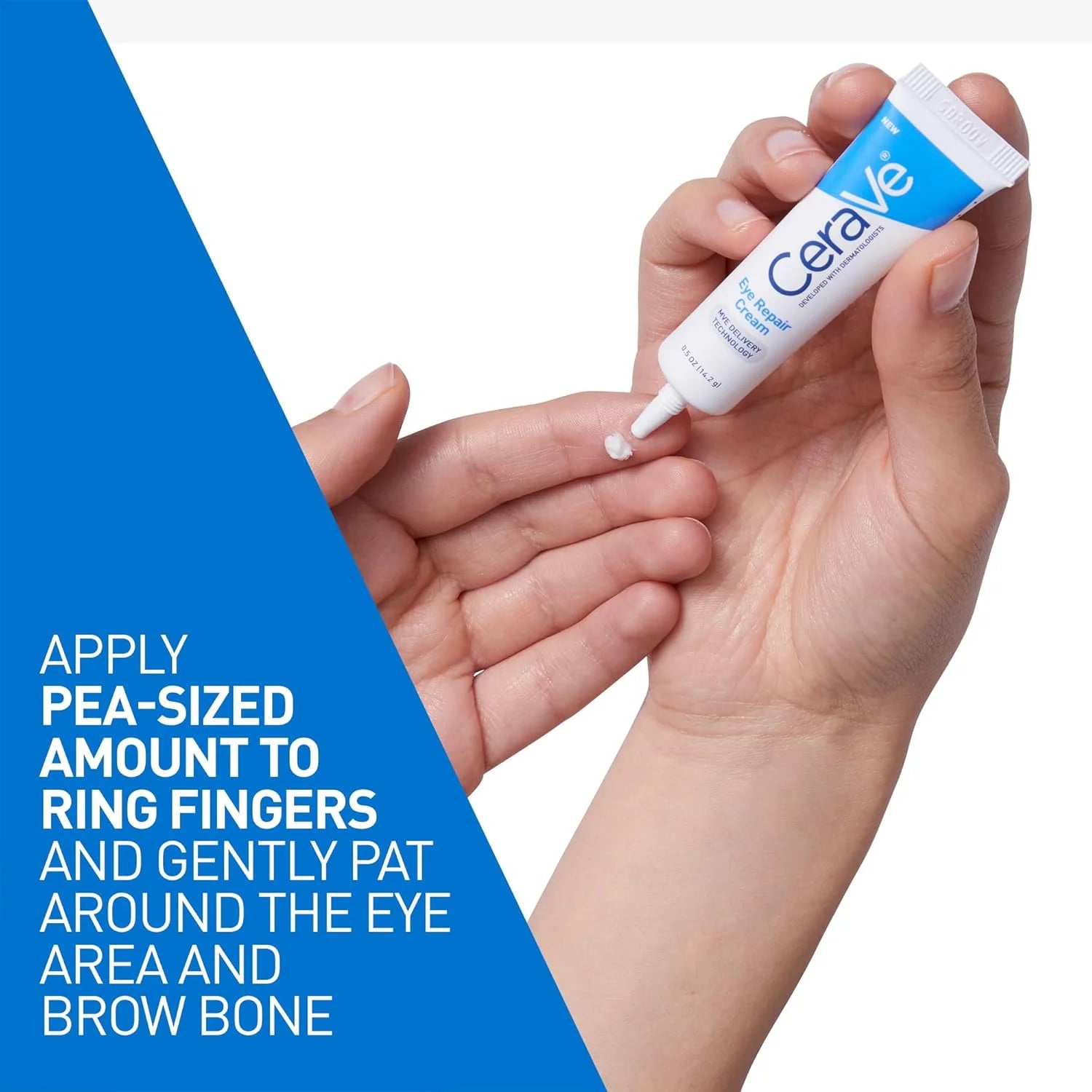 CeraVe Eye Repair Cream for Dark Circles & Puffiness – 0.5 oz (14.2g)