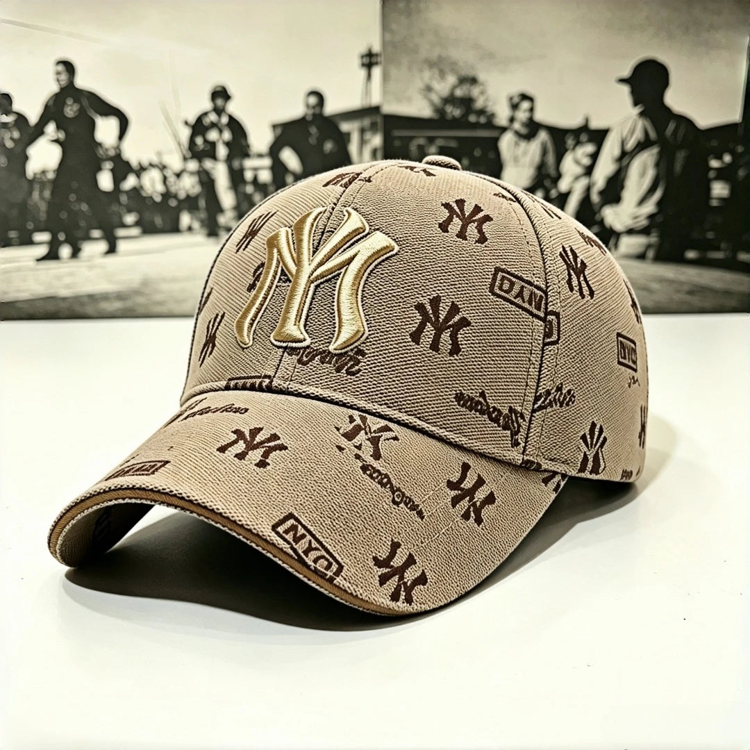 Urban Graffiti NY Baseball Cap – 3D Gold Embroidered Streetwear Dad Hat