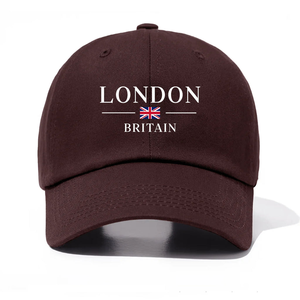 London Britain Flag Cotton Baseball Cap – Adjustable Dad Hat