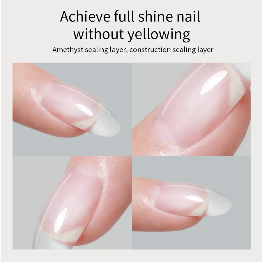 ANNIES Amethyst Non-Yellowing Top Coat Gel – 2-in-1 Construction & Sealing Gel in a Jar (20g)