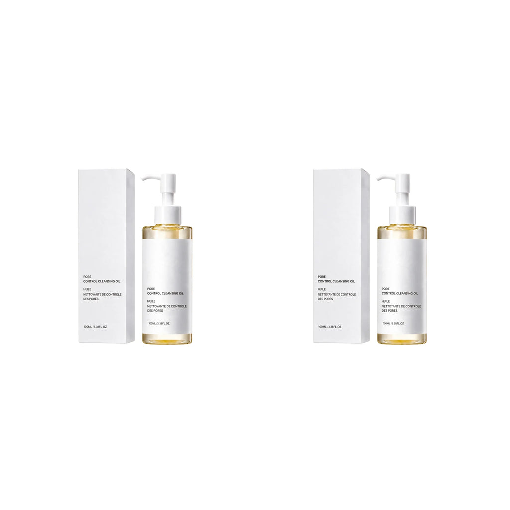 Fine Pore Control Cleansing Oil (100ml / 3.38 fl. oz) – Gentle Deep Pore Cleanser & Makeup Remover