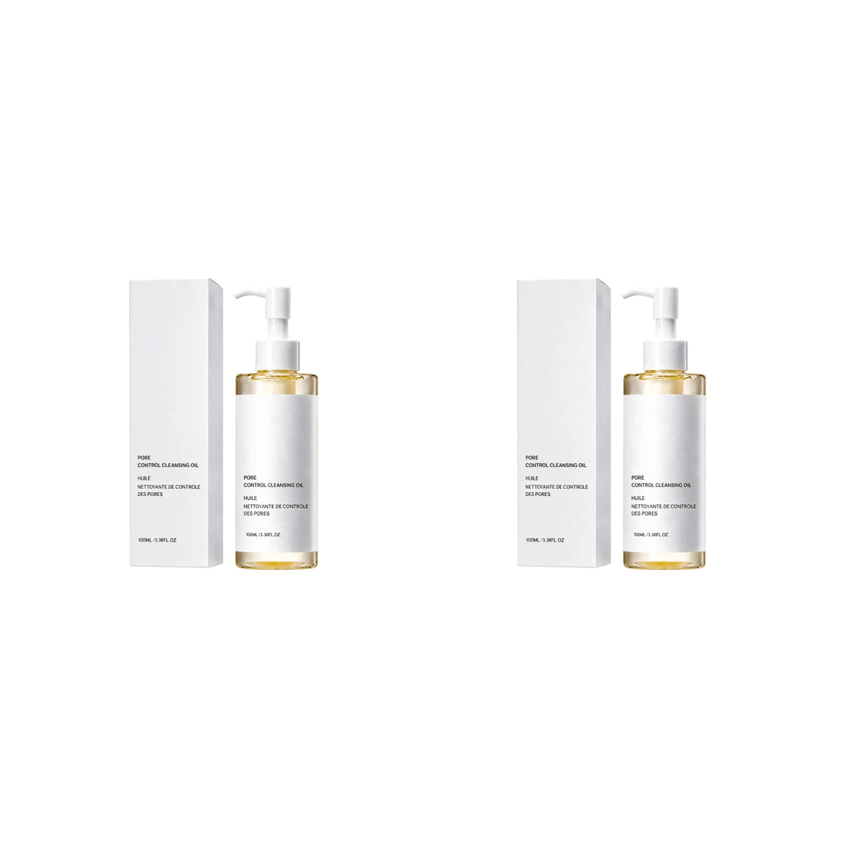 Fine Pore Control Cleansing Oil (100ml / 3.38 fl. oz) – Gentle Deep Pore Cleanser & Makeup Remover