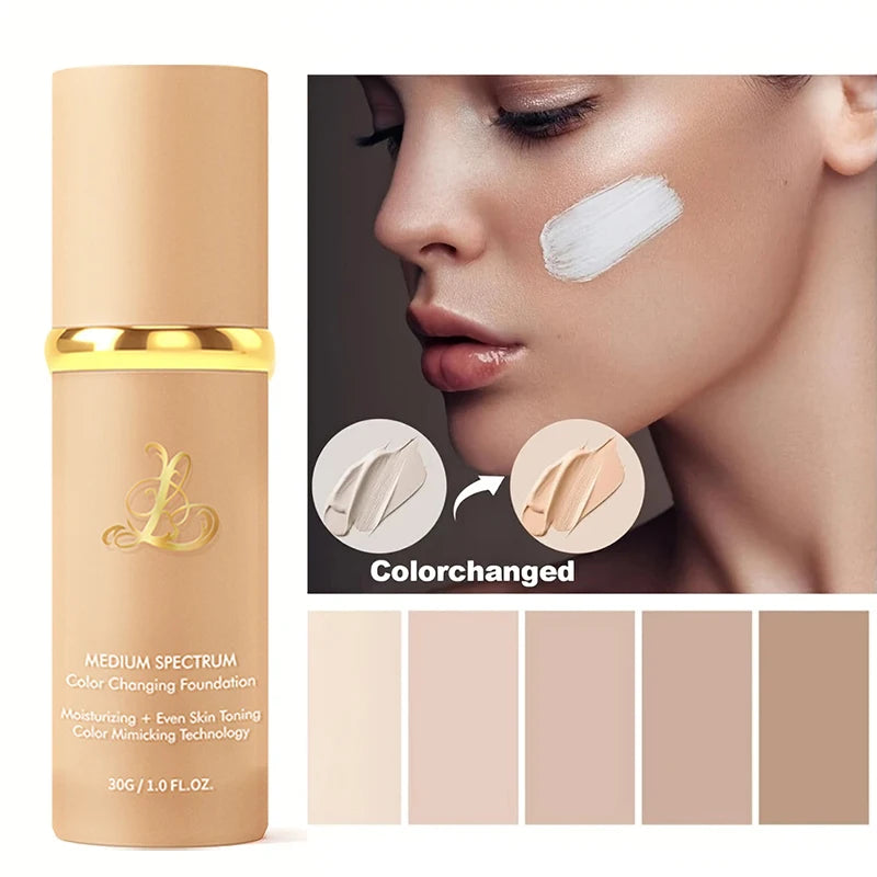 AirBrush™ Color Changing Foundation – Flawless Tone Mimicking & Hydrating Makeup (30g)