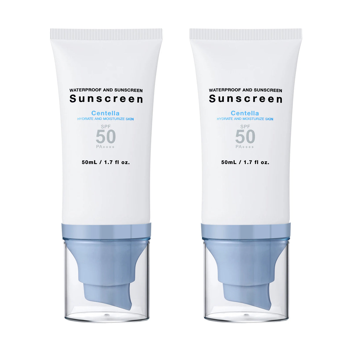 SOUG Centella Waterproof Sunscreen SPF50+ PA++++ (50ml) – Hydrating & Repairing Daily UV Defense with Niacinamide & Hyaluronic Acid