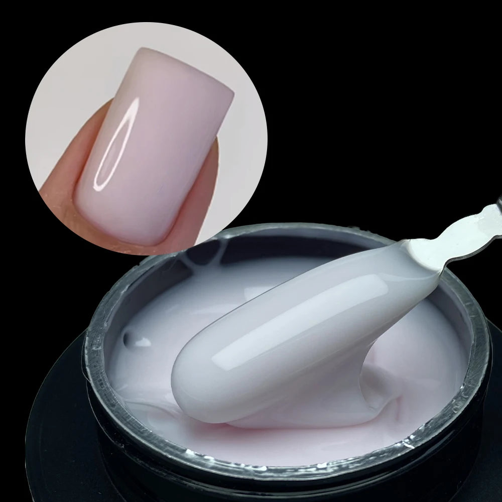 Professional Builder Nail Gel – Self-Leveling UV/LED Hard Extension & Sculpting Gel (50g)