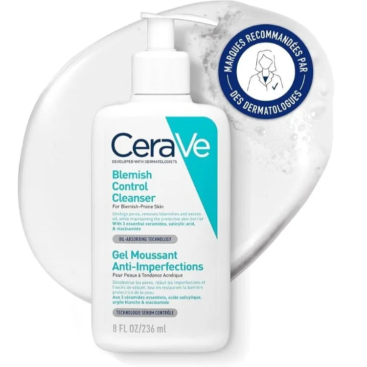 CeraVe Blemish Control Cleanser with Salicylic Acid & Niacinamide – 236ml (8 FL OZ)
