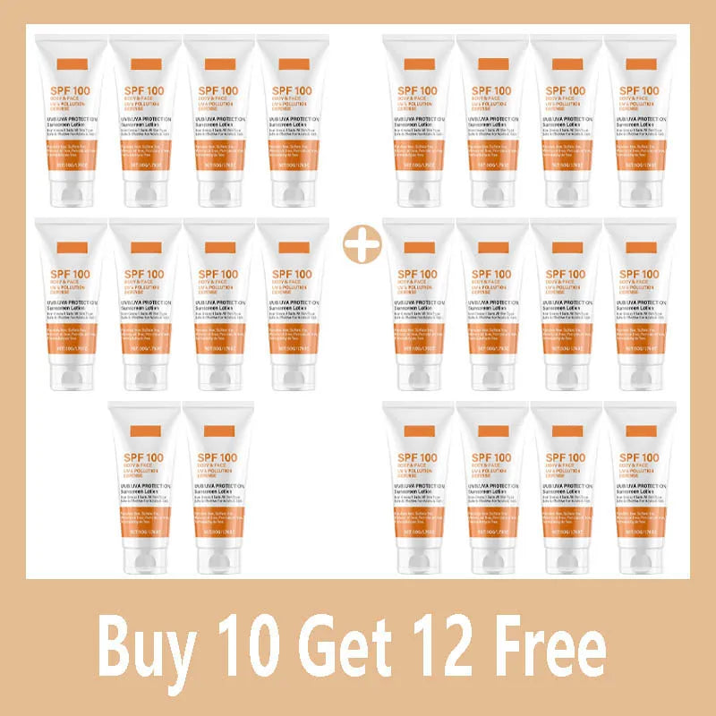 SPF 100 Maximum Protection Sunscreen Lotion – Face & Body UV & Pollution Defense Shield (50g)