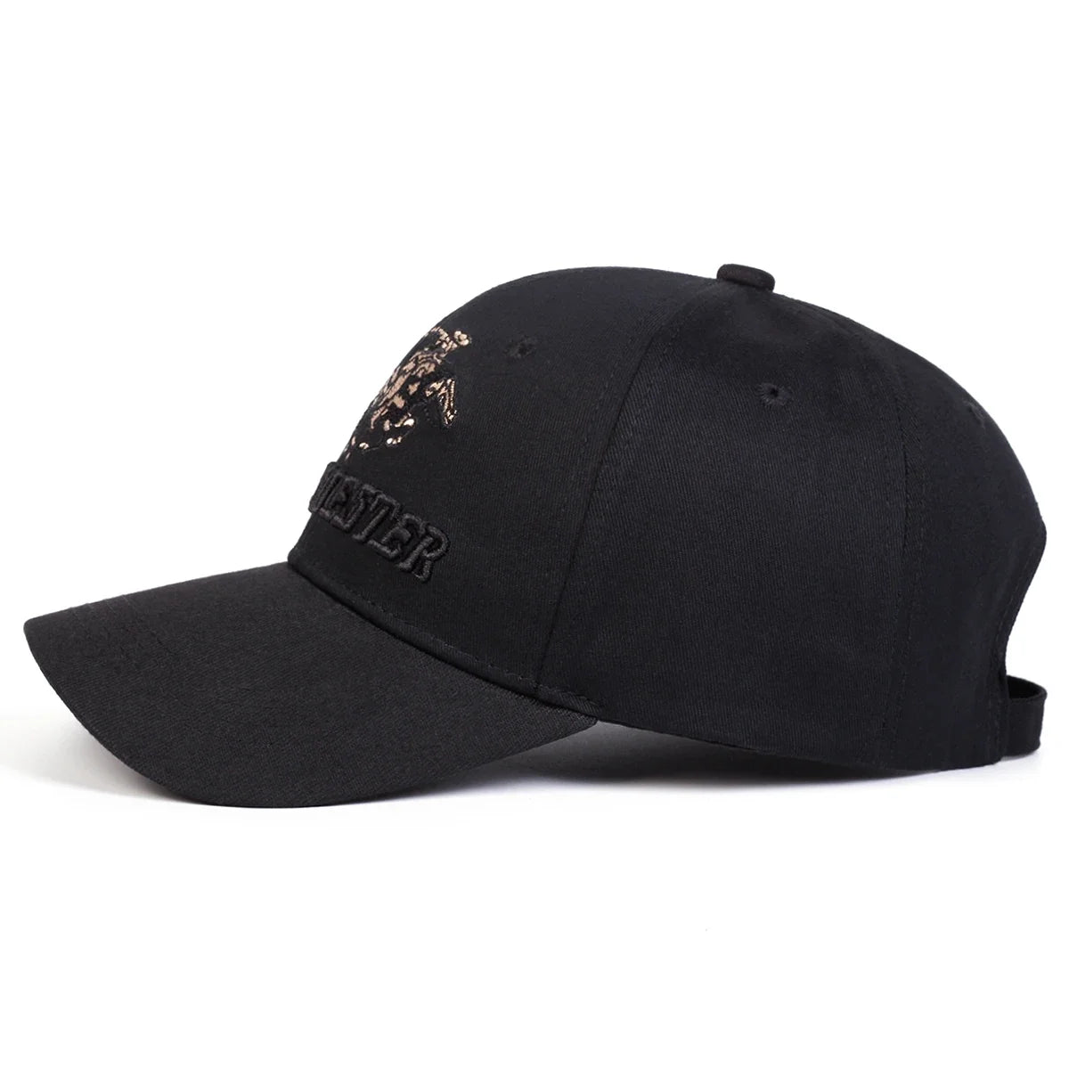 Winchester Embroidered Western Rider Baseball Cap – Outdoor Camo & Black Hat