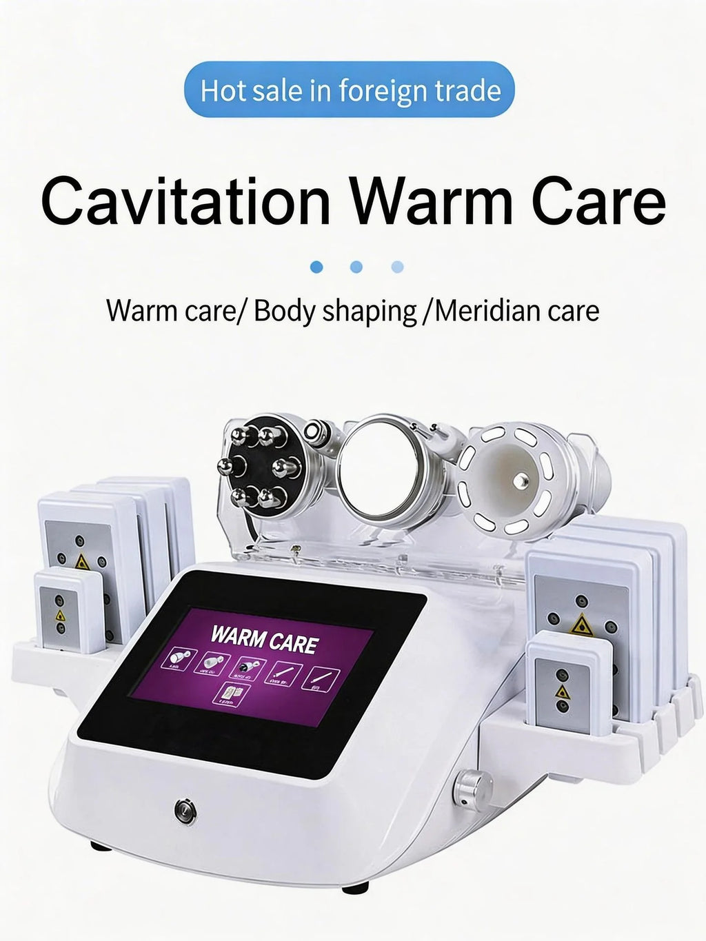 Professional 6-in-1 Ultrasonic Cavitation RF Body Slimming & Face Lifting Machine