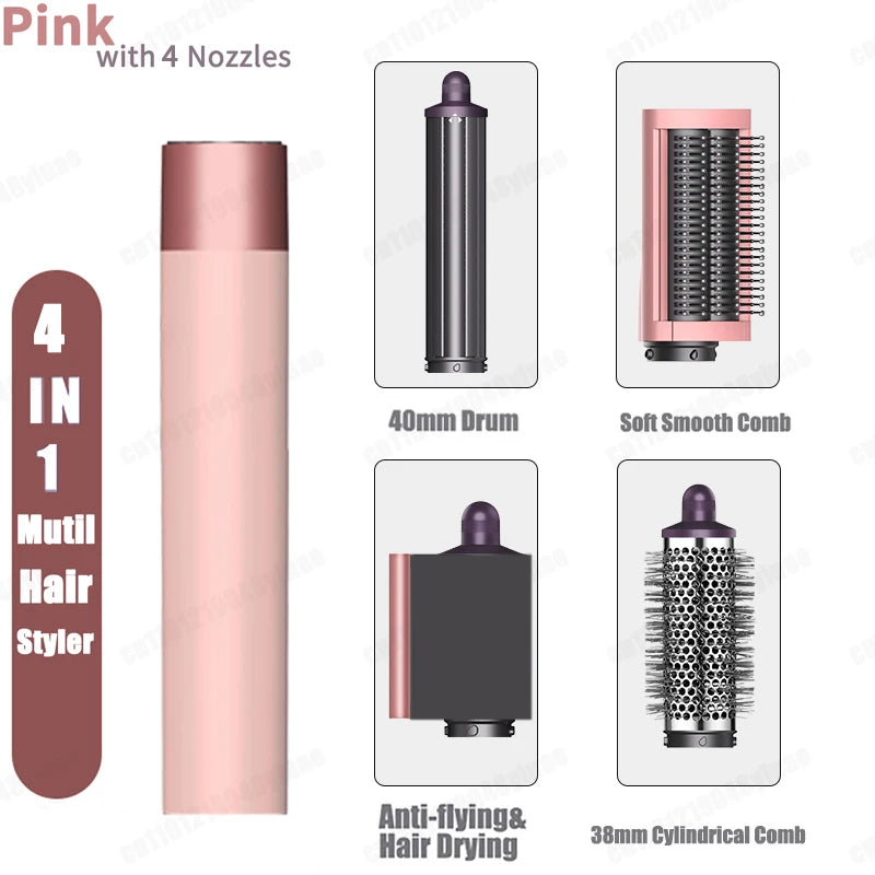 6-in-1 Professional Air Hair Styler & Dryer Kit – 1300W Coanda Airflow Multi-Styler Set