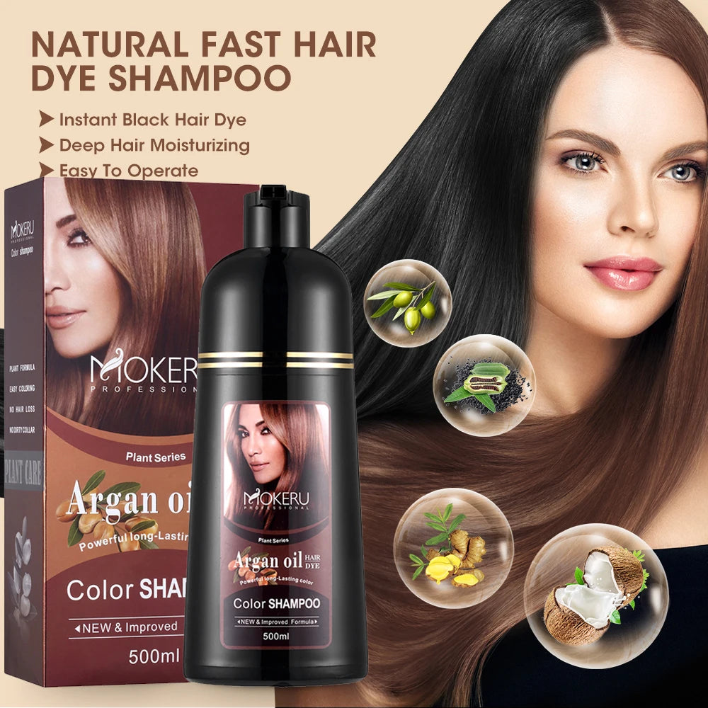 Mokeru Professional Argan Oil Color Shampoo – Instant & Nourishing 500ml