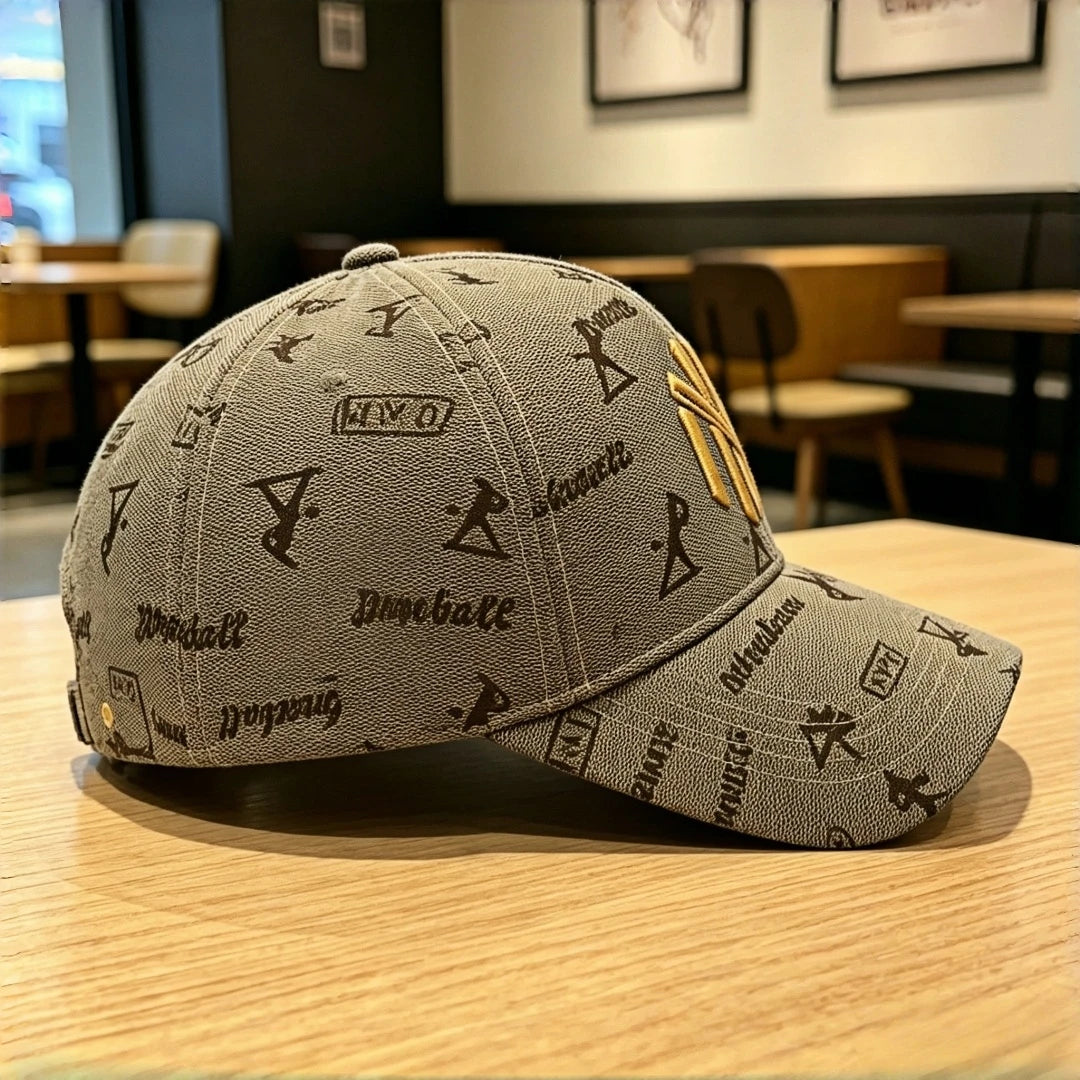 Vintage Baseball Jacquard Embroidered Cap – Unisex Streetwear Dad Hat