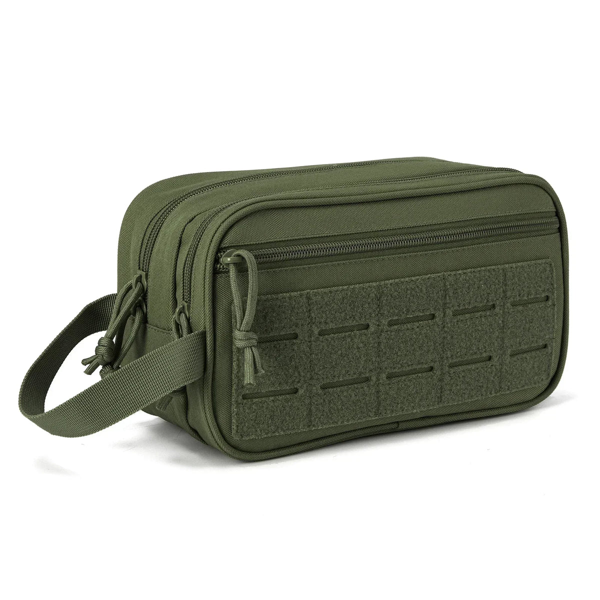 Tactical Travel Toiletry Bag – Water-Resistant MOLLE Dop Kit with Wet & Dry Separation