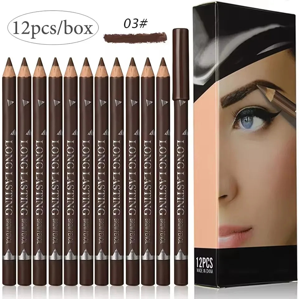 Eyebrow Pencil Set | 6 or 12 Pencils