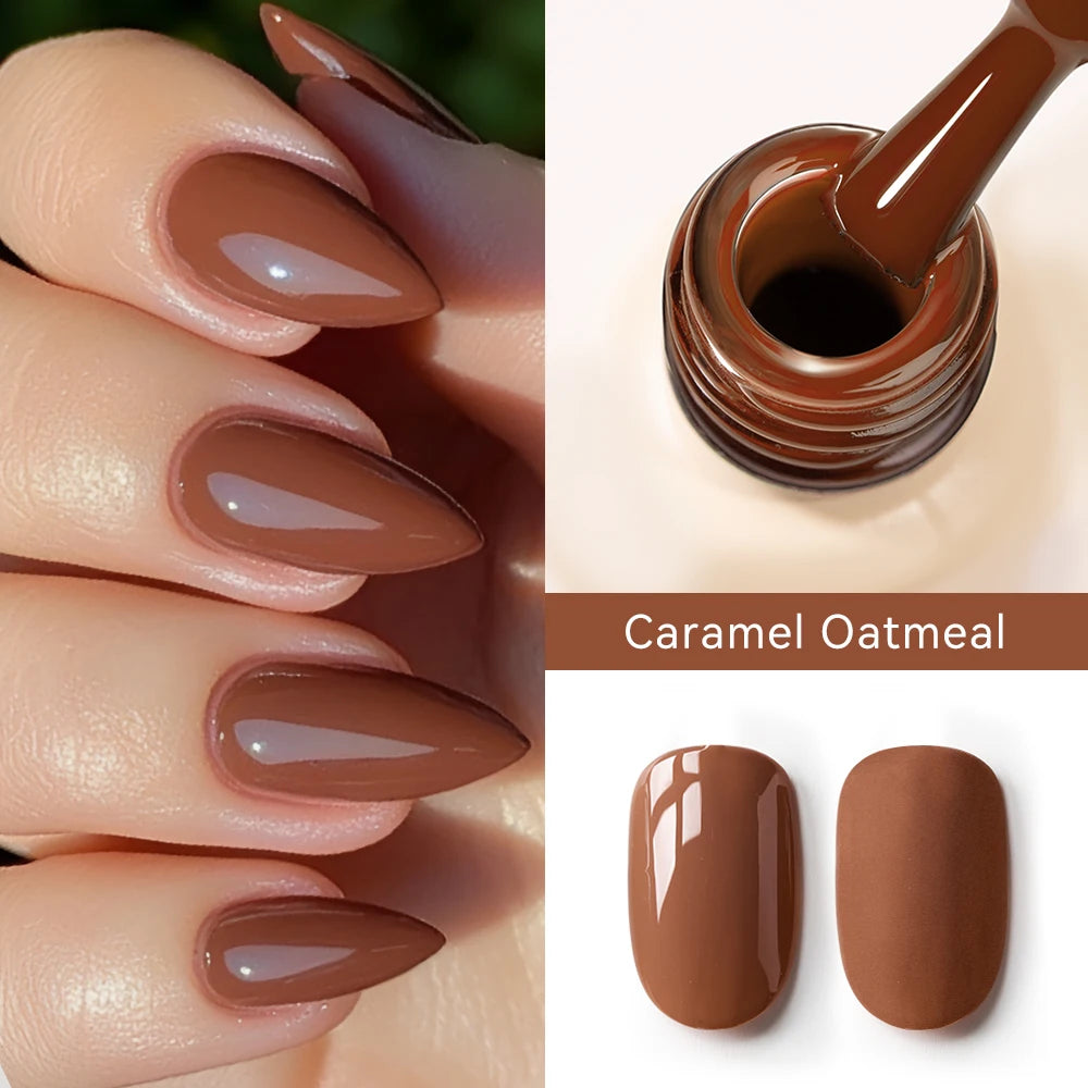Premium Deep Cherry Red Gel Nail Polish - Long-Lasting & High-Gloss Finish