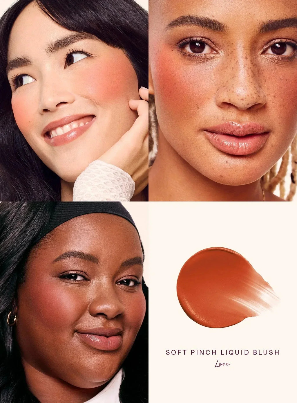Rare Beauty Blush Collection – Soft Pinch Liquid, Luminous Powder & Stay Vulnerable Melting Cream Blush