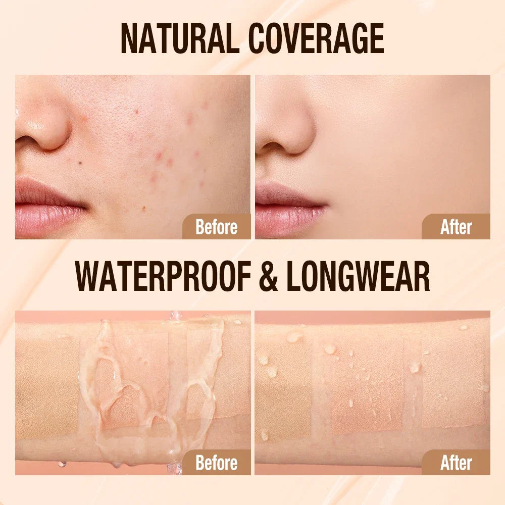 O.TWO.O Soft Mist Locking Foundation – 24H Long-Wearing & Waterproof Liquid Foundation with SPF 30 PA+++