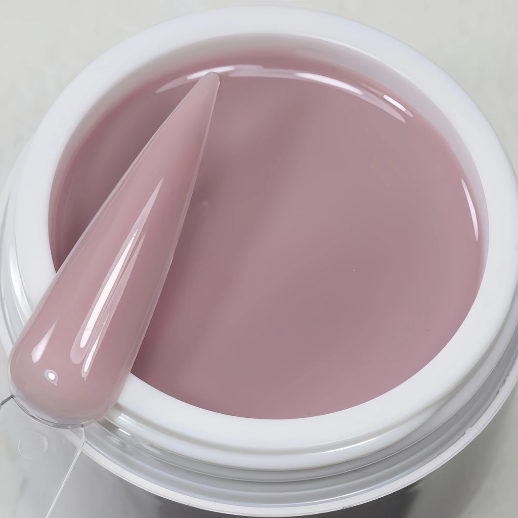 TPO-Free Opaque Builder Gel in a Jar – Liquid UV/LED Self-Leveling Nail Extension Gel