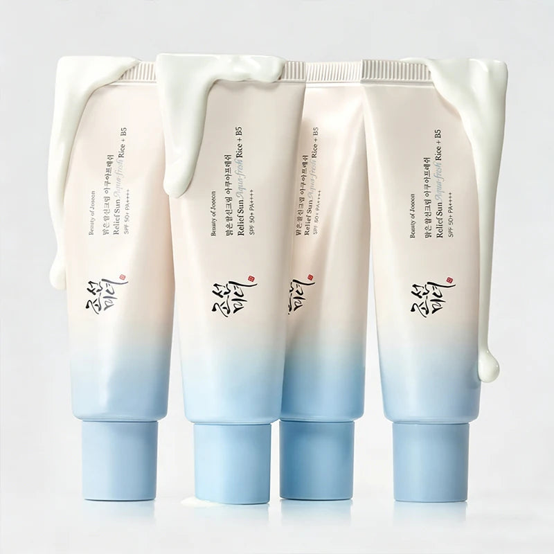 Beauty of Joseon Relief Sun Aqua-Fresh : Rice + B5 SPF50+ PA++++ (50ml) – Lightweight Hydrating Korean Sunscreen with Zero White Cast